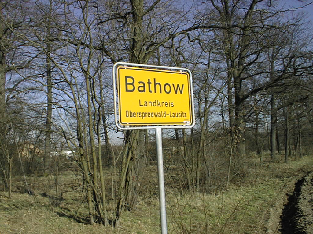 Bathow Ortseingang